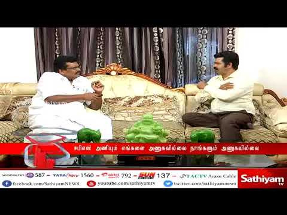 கேள்விக்கணைகள் : அதிமுக அரசின் ஊழலுக்கு துணை போகும் திமுக : சொல்கிறார் தங்க தமிழ்ச்செல்வன்