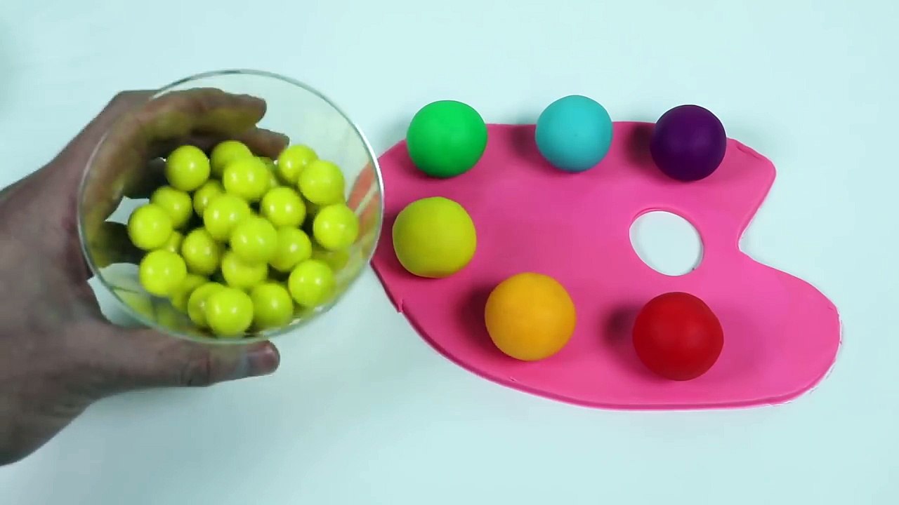 Play Doh Rainbow Paint Palette & Magic Stacking Markers!