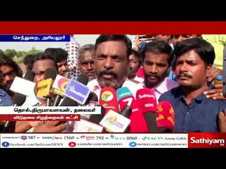 8 வழி பசுமை சாலையை எதிர்ப்பவர்கள் மீது அரசு அடக்குமுறை சட்டங்களை ஏவுவது கண்டிக்கதக்கது -திருமாவளவன்