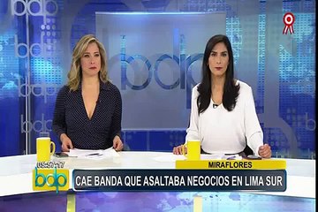 Chorrillos: capturan a banda que asaltaba negocios en Lima Sur