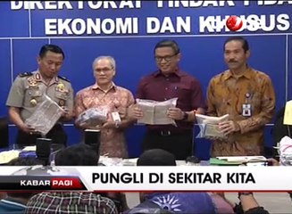 Polisi Sita Uang Pungli Sebesar Rp 2 Milliar