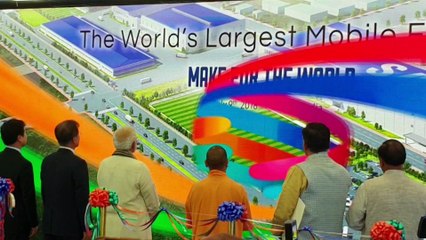 SAMSUNG 35 ACRE PLANT IN NOIDA |THE WORLDS LARGEST MOBILE FACTORY |  MAKE IN INDIA | NEWSX TECH