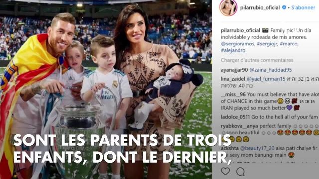 "J'ai dit oui" : le footballeur espagnol, Sergio Ramos, a demandé en mariage sa compagne Pilar Rubio