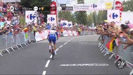 Tour de France 2018 : Rudy Molard passe en tête du Col de la Croix Fry !