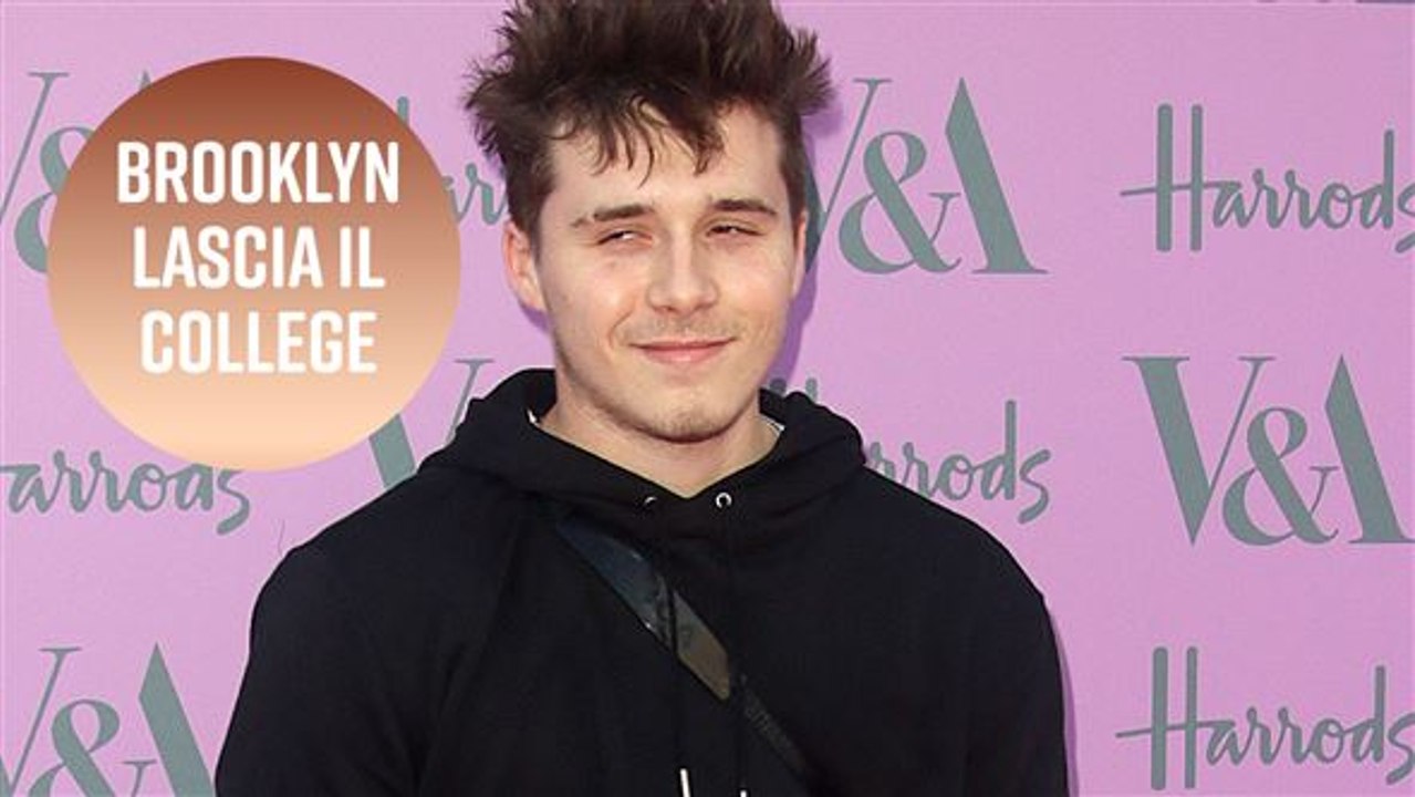 Brooklyn Beckham abbandona gli studi
