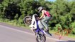 Extreme Freestyle Street Bike STUNTS + ACCIDENTS On Highway MIDDLE OF THE MAP RIDE 2013 Stunt Bikers