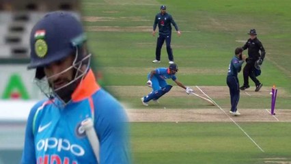 India Vs England 3rd ODI: Shikhar Dhawan run out for 44 | वनइंडिया हिंदी