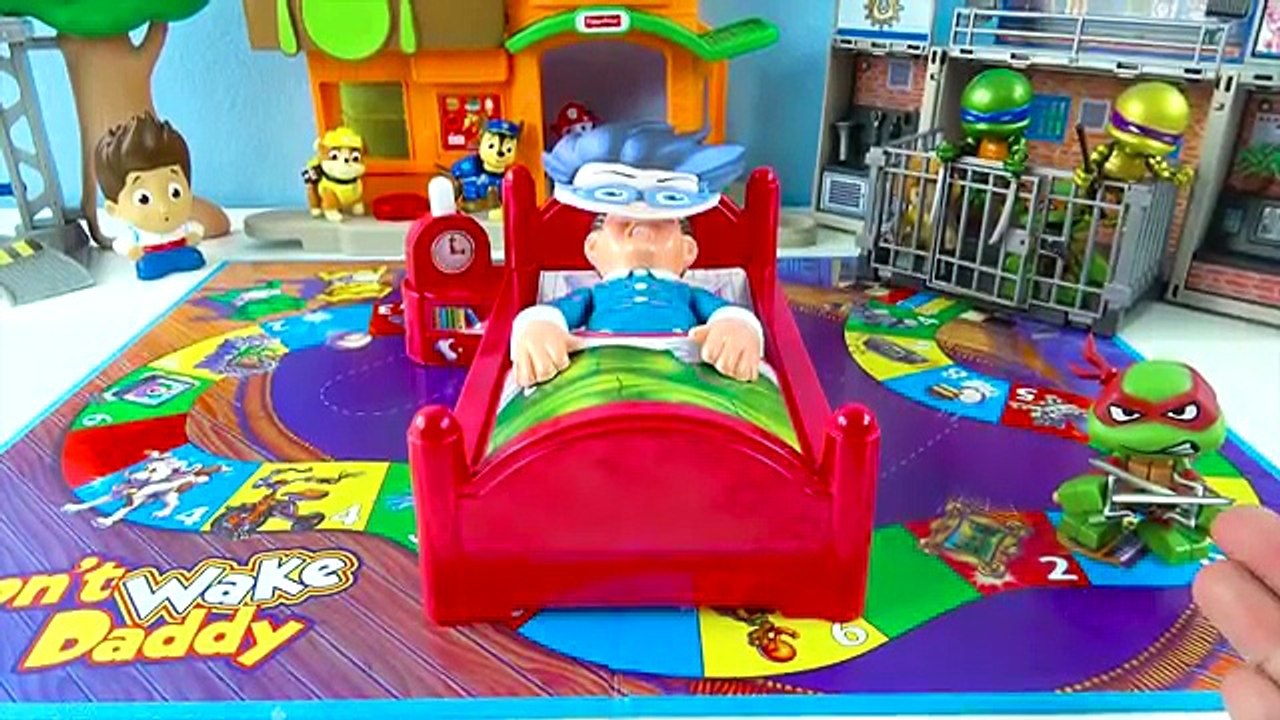 NINJA TURTLES Toys Play Dont Wake Romeo Game