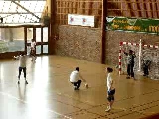Échauffement équipe de France Mondialito Handball 2007 -2-