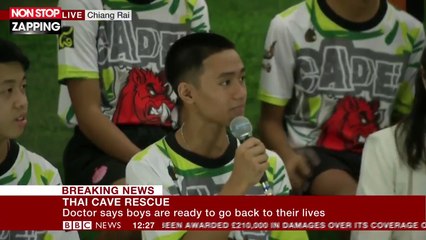 Thaïlande : les enfants rescapés de la grotte témoignent à la télévision (vidéo)