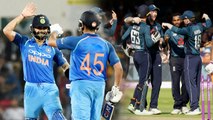 India Vs England 3rd ODI: MS Dhoni, Virat Kohli help India post 256/8, Inning Highlights | वनइंडिया