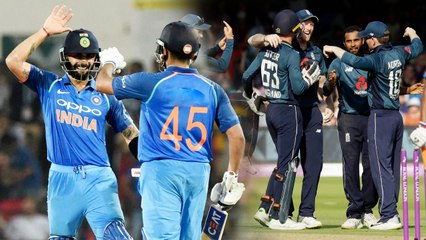 下载视频: India Vs England 3rd ODI: MS Dhoni, Virat Kohli help India post 256/8, Inning Highlights | वनइंडिया