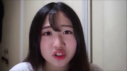 Koreli kız tombiş yüzüm için nasıl majyaj yapmalıyım bilemiyorum diyor