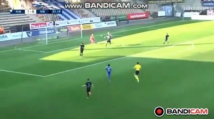 Joao Klauss Goal -  HJK vs Vikingur1-0 17/07/2018