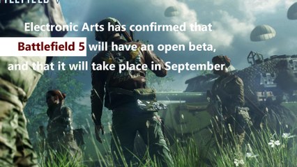 The Battlefield 5 beta will take place in early September