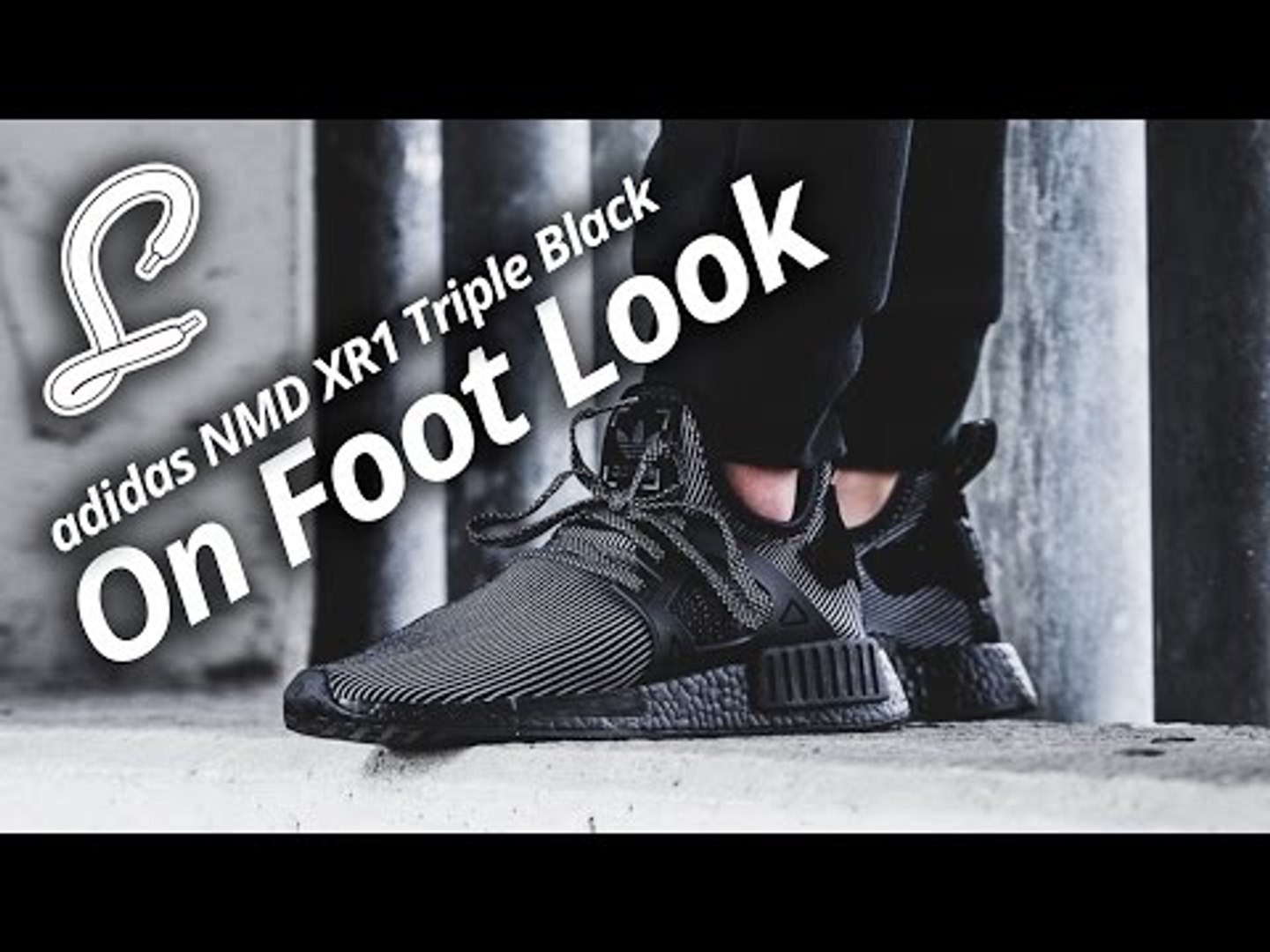 adidas NMD XR1 Triple Black Preview | The Sole Supplier - video Dailymotion