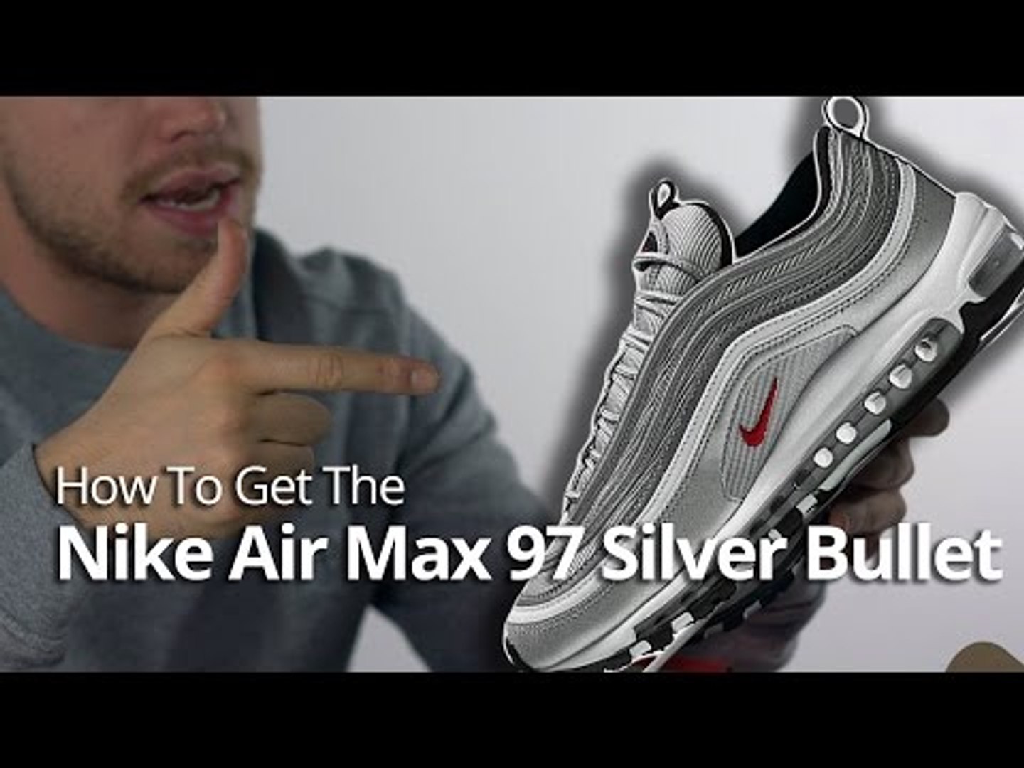How to Get The Nike Air Max 97 Silver Bullet & Quick Unboxing Review -  video Dailymotion