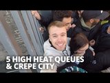 5 HIGH HEAT Release Queues & Crepe City & CRAZY VaporMax Black Queue