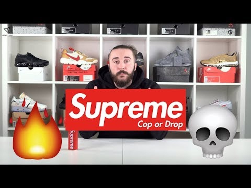 SUPREME FW17 WEEK 5  COP OR DROP  SUPREME x Andres Serrano AND Supreme x VANS