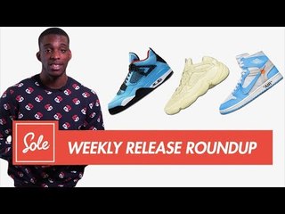 Yeezy 500, Travis Scott AJ4 Release Date, Off White x AJ1 Price | Weekly Release Round Up