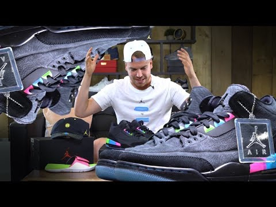NIKE AIR JORDAN 3 QUAI 54 UNBOXING FULL COLLECT...