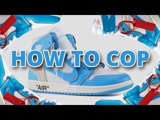 HOW TO COP Off White Jordan 1 UNC  | Top Tips For Nike Website With Links & Raffles