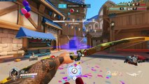 I spawn killed the same TOXIC enemies ALL NIGHT with Widowmaker and Hanzo - Overwatch