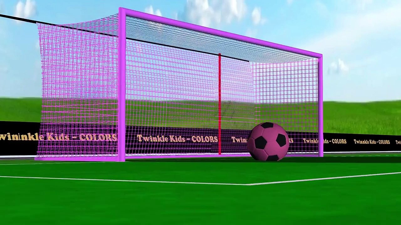 #ForKids | World Cup Football Special Animation Video for Kids | Color Changing Ball and Soccer Goal