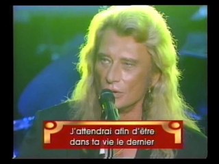 Johnny Hallyday "Tes tendres années" - La fureur - 1996