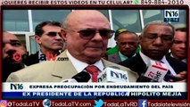 Hipólito mejía ofrece declaraciones  sobre el endeudamiento del PLD–N16-VIDEO