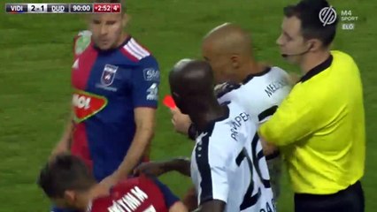 Bryan Melisse kung-fu kick (red card)