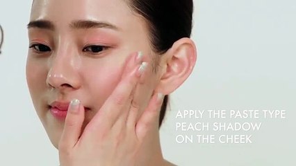 HOW TO USE Refining Eyeshadow double veil Peach - 아이섀도우 베일피치 컬러 사용법
