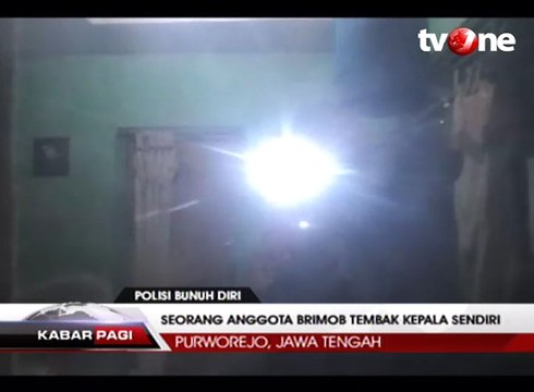 Anggota Brimob Tembak Kepala Sendiri