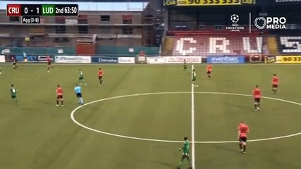 Jakub Swierczok Goal HD - Crusaders (Nir) 0-2 Ludogorets (Bul) 17.07.2018