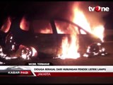 Mobil Sedan Terbakar di Ruas Tol Jagorawi