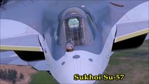 Russian Stealth Fighter Sukhoi Su-57.
