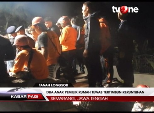 Tebing Longsor Timpa Rumah Mewah, 2 Orang Tewas Tertimbun