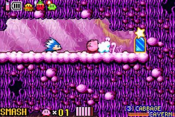 K.A.T.A.M (Kirby And The Amazing Mirror) (Cabbage Cavern) Walktrough BOSS #2
