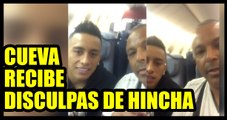 Christian Cueva recibió las disculpas del supuesto hincha peruano que lo insultó en video