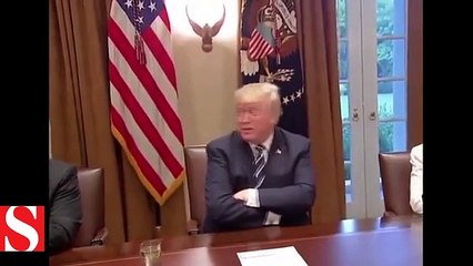 Trump konuşurken Beyaz Saray�ın ışıkları kapandı