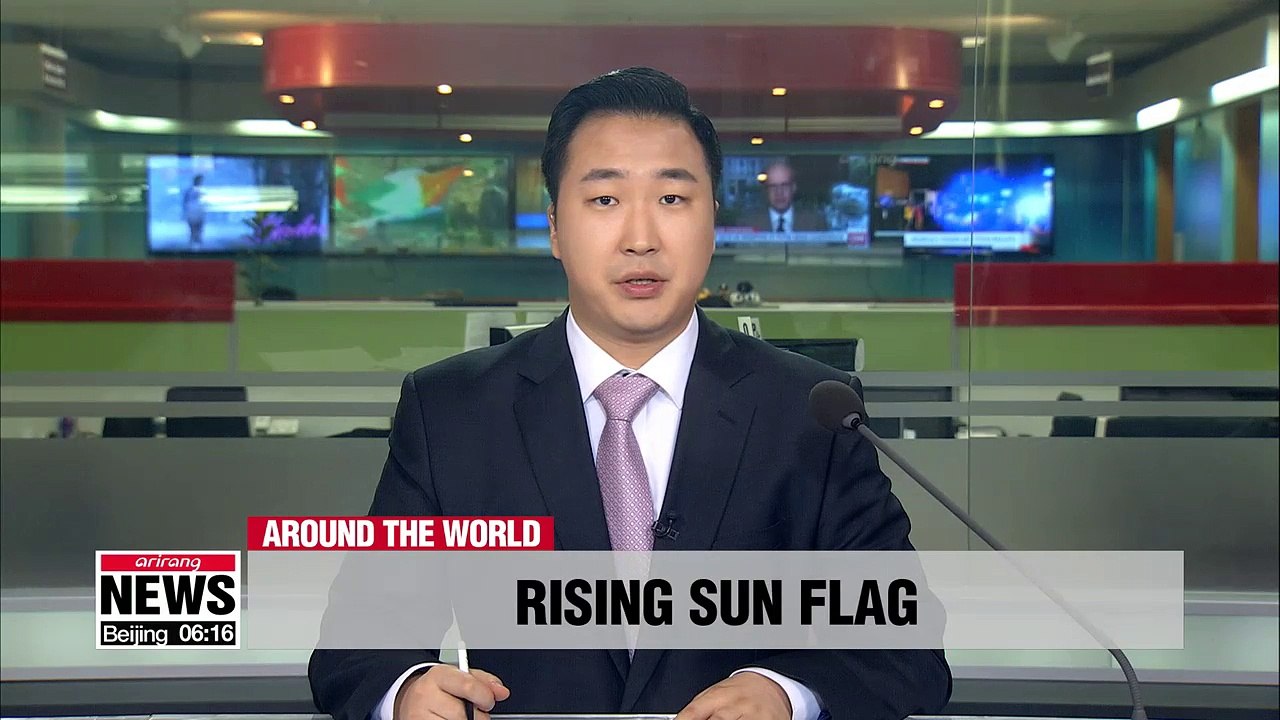 Koreans in France angered by Japanese troops waving controversial Rising Sun Flag in Paris