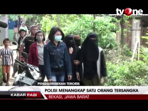 Tim Densus Gerebek Rumah Terduga Teroris di Bekasi