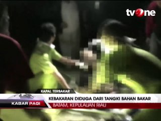 Kapal Patroli Bea dan Cukai Batam Terbakar, 4 Orang Terluka