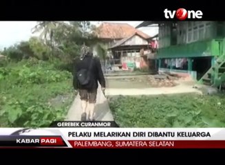 Kepolisian Kota Palembang Gerebek Rumah Gembong Curanmor