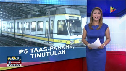 Planong P5 taas-pasahe sa LRT-1, tinutulan
