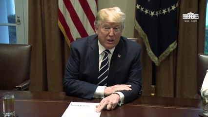 President Trump Briefs Members Of Congress On Putin Meeting