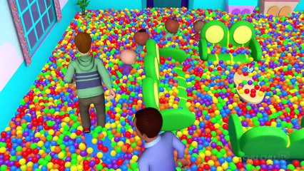 Johny Johny Yes Papa Ball Pit Show Family Song - 3D Nursery Rhymes & Kids Songs