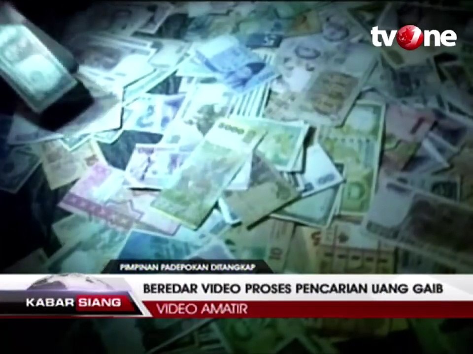Pasca Penangkapan, Beredar Video Proses Pencarian Uang Gaib