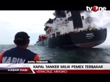 Kapal Tanker Bermuatan BBM Terbakar di Perairan Meksiko