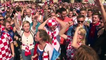 Mondial 2018: les Croates acccueillis en héros à Zagreb